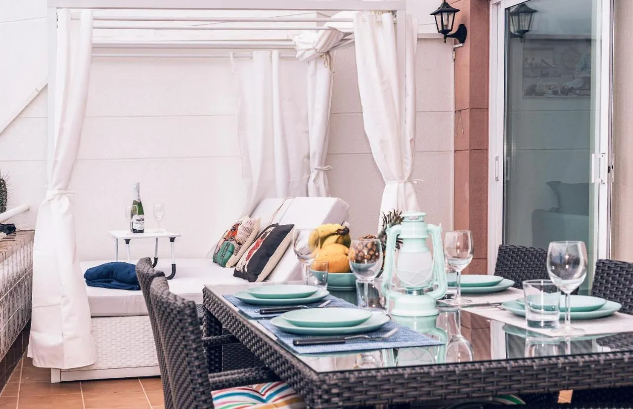 Premium Penthouse 105M2,Bali Bed,Heated Pool,Best Sunsets Costa Adeje  0*, Costa Adeje (Tenerife)
