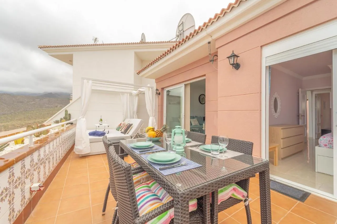 Premium Penthouse 105M2,Bali Bed,Heated Pool,Best Sunsets Costa Adeje  0*, Costa Adeje (Tenerife)